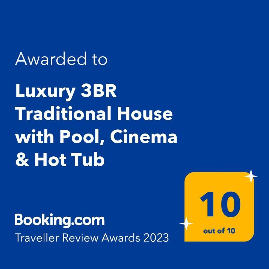 Narcisa - Luxury 3Br Traditional House With Pool, Cinema & Hot Tub Xagħra Eksteriør bilde